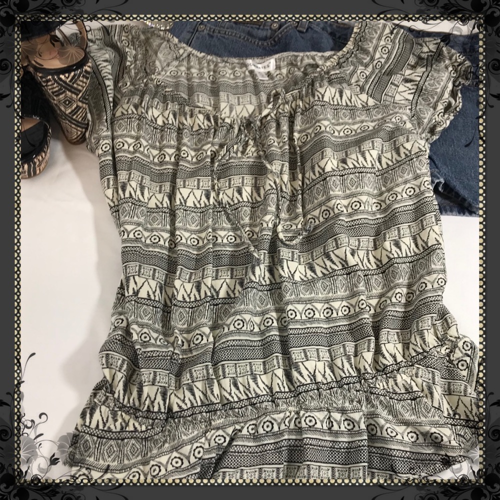 Roommates geometric design blouson style bottom